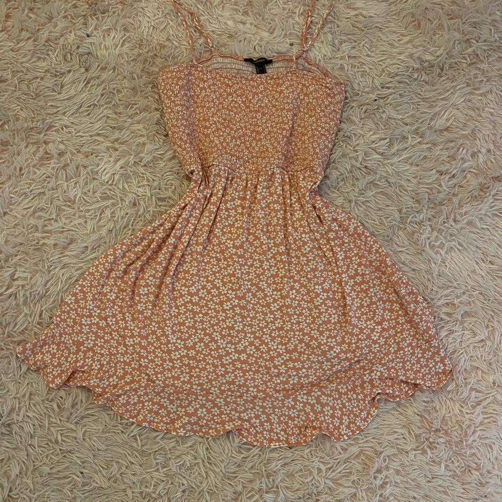 Pink Floral Summer Dress